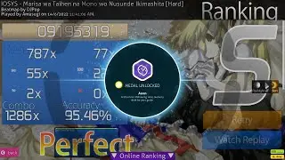 [osu!] easiest map for aeon medal probably