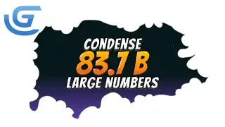 Simplifying Numbers in GDevelop: How to Condense Large Values for Better Readability
