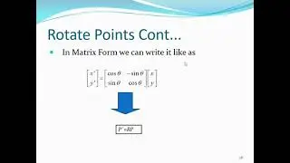 2D transformation| Computer Graphics| Translation | Scaling | Rotating | shearing | part 1