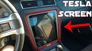PUTTING A TESLA SCREEN IN THE MUSTANG?!?!?