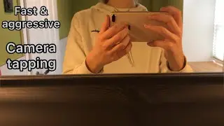 ASMR | Fast & aggressive camera tapping in my bathroom ✨