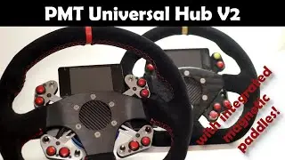 PMT Universal HUB v2.0 button plate for Simracing wheels