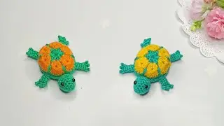 Супер идея 🐸 Как связать ажурную черепашку крючком . Игольница крючком🐸