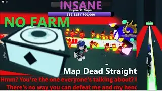 Geometry Defense Insane+No Farm Mode Solo (Map Dead Straight)
