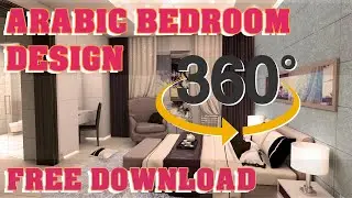 11.6 X 5.33 M² BEDROOM DESIGN | 3D MODEL FREE DOWNLOAD