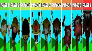 Sprunki  all SIMON phase 1 to phase 9