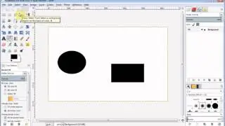 The rectangle, ellipse and free select tools