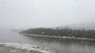 Снегопад 2 мая 2016г. п. Береть, Красноярский край