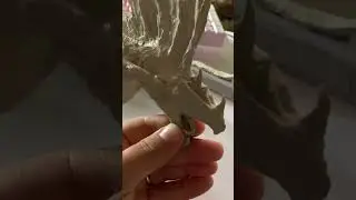 Дракон с помощью 3 д ручки, покрываю жидкой резиной всю модель.