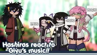 Hashiras react to Giyu’s music //  part 1/?? //  Sanegiyu 🌊🍃// Kny // 2X SPEED!!