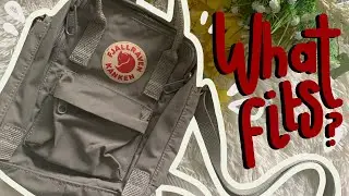 KANKEN SLING Unboxing and review 🤍✨ (Fjallraven Kanken Sling bag) What can fit inside?