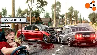 Crashed a VAZ 2109 | HIGH-SPEED RACING... | RP REBUILDING IN BIMKA | BeamNG.drive