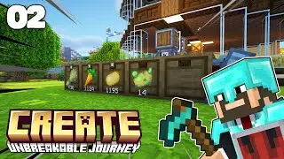 AKU BISA YURA | Minecraft Survival #UnbreakableJourney Create 02