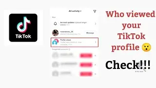 Check who visited your TikTok account 2022 // How to know if  someone viewed my TikTok profile