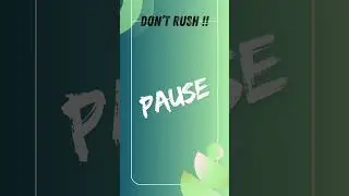 THE POWER OF PAUSING #shorts