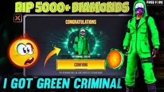 Rip 5000+ Diamonds In Top Criminal Green Bundle Event In My Friend's Account ||