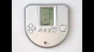 Unusual Brick Game demo on portable CD Player Shaped Tetris Clone