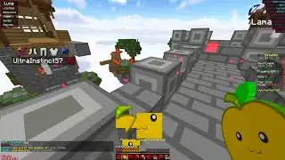 Hacking on hypixel skywars - lunaB11 - INSANE AURA & LONJUMP