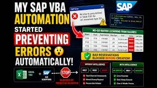 My SAP VBA Automation Started Preventing Errors Automatically 😳