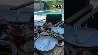 Villaurlaub Frühstücks Vlog - Part 2/2 #vlog #frühstück #kahvaltı #pişi #brunch #viralfood #foodie