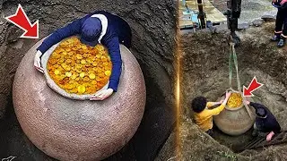 The great treasure we found with a metal detector! Real Treasure Hunt!