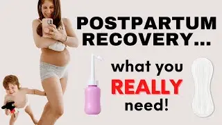 POSTPARTUM ESSENTIALS | FOURTH TRIMESTER RECOVERY | What you actually NEED!
