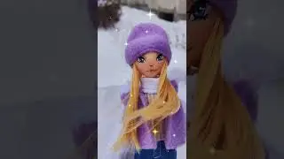 Морозная красавица #doll #handmade #art #2024 #winter #кукла
