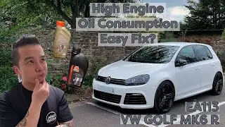 Fixing engine oil consumption issue on the VW Golf MK6 R (EA113)? Changing engine oil to 5w40 - 077