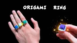 Easy & Cool Origami Ring | How to Make Paper Ring?