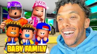 We Became The BABY FAMILY In BROOKHAVEN RP! (Roblox)