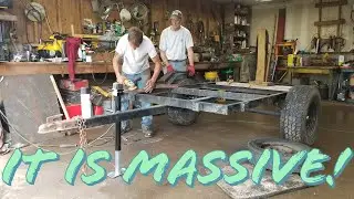 Quarantine Camper Build Part 8: Revamping the trailer and getting the rear wall started