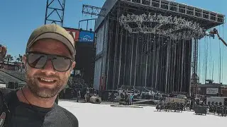 A peek behind the stage for Ed Sheeran's world tour