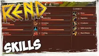 Explaining Skills In Rend! How They Work! - Rend Gameplay - Ep 07