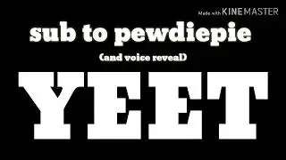 Sub to pewdiepie(+ voice reveal)