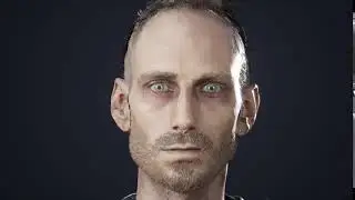 render test in Unreal4  for human skin
