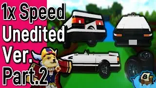 【Unedited】Make *AE86 Trueno* with 1x Speed in Build A Boat Part.2 | Tip for how to make the car
