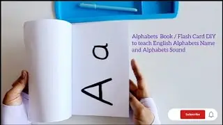English Alphabets Book DIY for kids to teach Alphabet Names and Sounds |ABCD Book DIY |Flashcard