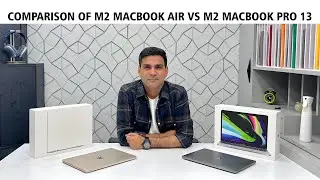 Apple MacBook Air M2 vs MacBook Pro M2 Comparison - Performance Test