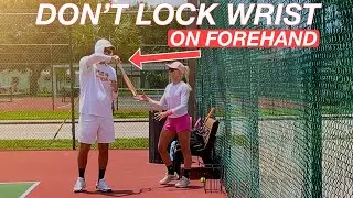 Why a Locked / Stiff Wrist is Bad on the Forehand