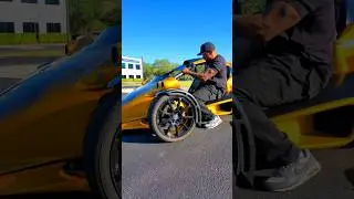 How to Properly get into a Campagna T-rex! #shorts #bikelife #motorcycle #carlifestyle #car #viral