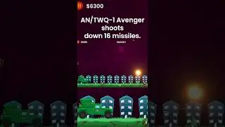 AN/TWQ-1 Avenger vs 16 missiles #shorts