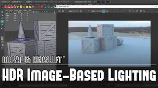 Redshift w/Maya #3: HDR Image-Based Lighting with a Dome Light