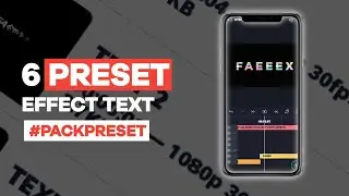 PACK PRESET EFFECT TEXT | EFEK TEXT UNTUK ALIGHT MOTION 🔥