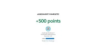 JavaScript Developer I Certification Maintenance (Summer '23) | Salesforce