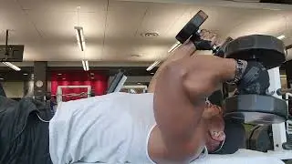 Alternating triceps extensions