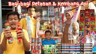 BUYING FIREWORKS AND FIREWORKS TO GIVE OUT TO THE CHILDREN IN THE COMPLEX