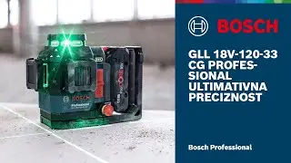 Novi laser GLL 18V-120-33 CG Professional 360°