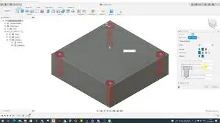 Fusion 360: операция Hole (отверстие)
