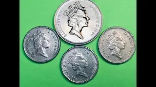 UK 1990 Small 5P 30th Anniversary United Kingdom Five Pence - 1.6 Billion Minted - Historical Value