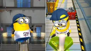 Minion Rush Banana Day - Striker Minion Runs with Gru's Rocket at Prison Full Gameplay